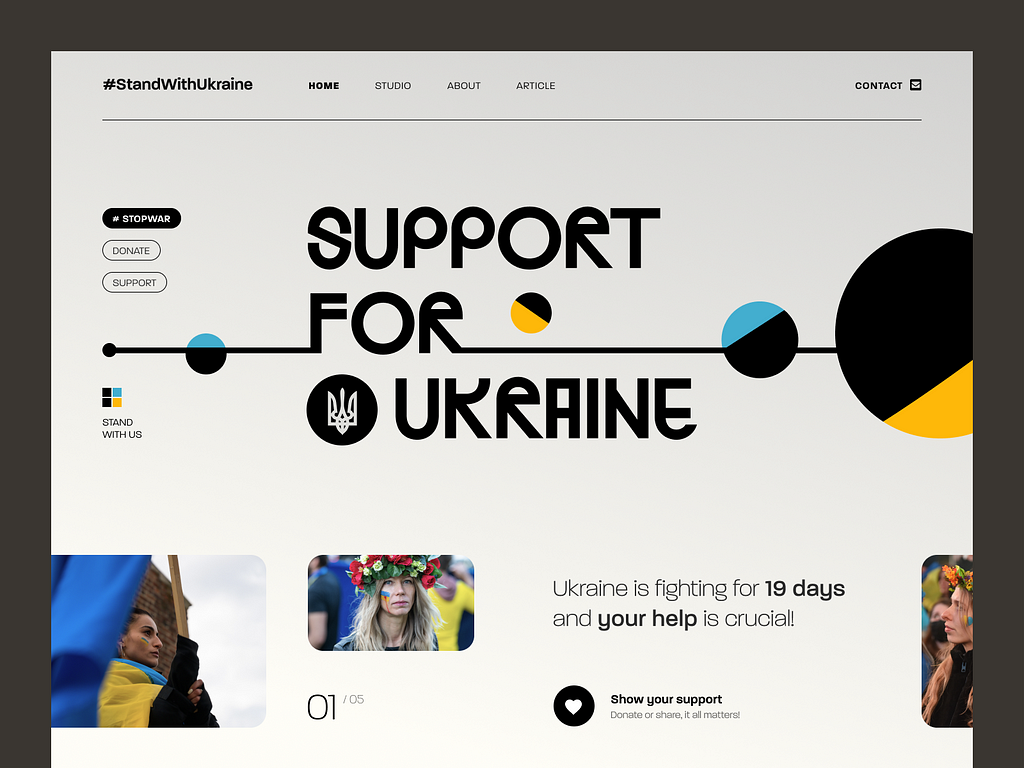 #StandWithUkraine by Halo UI/UX