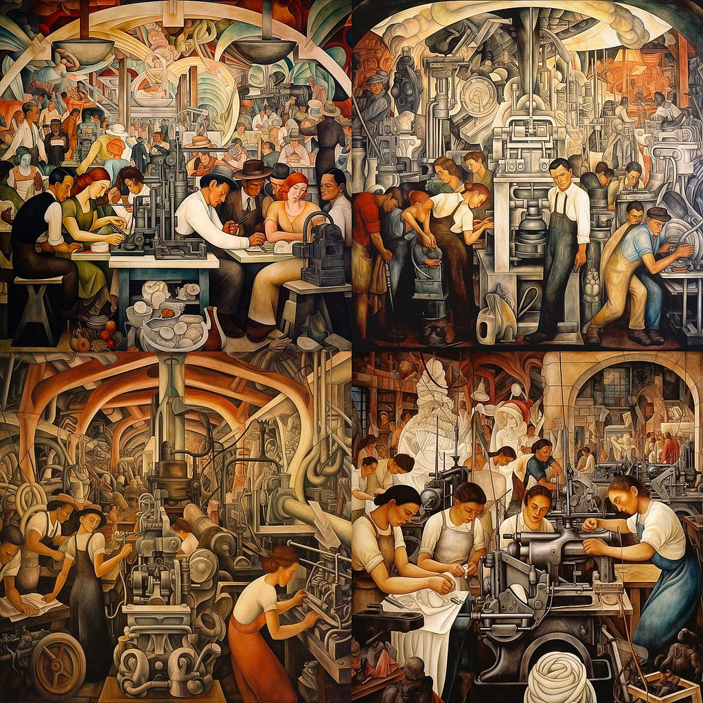 Diego Rivera AI Art