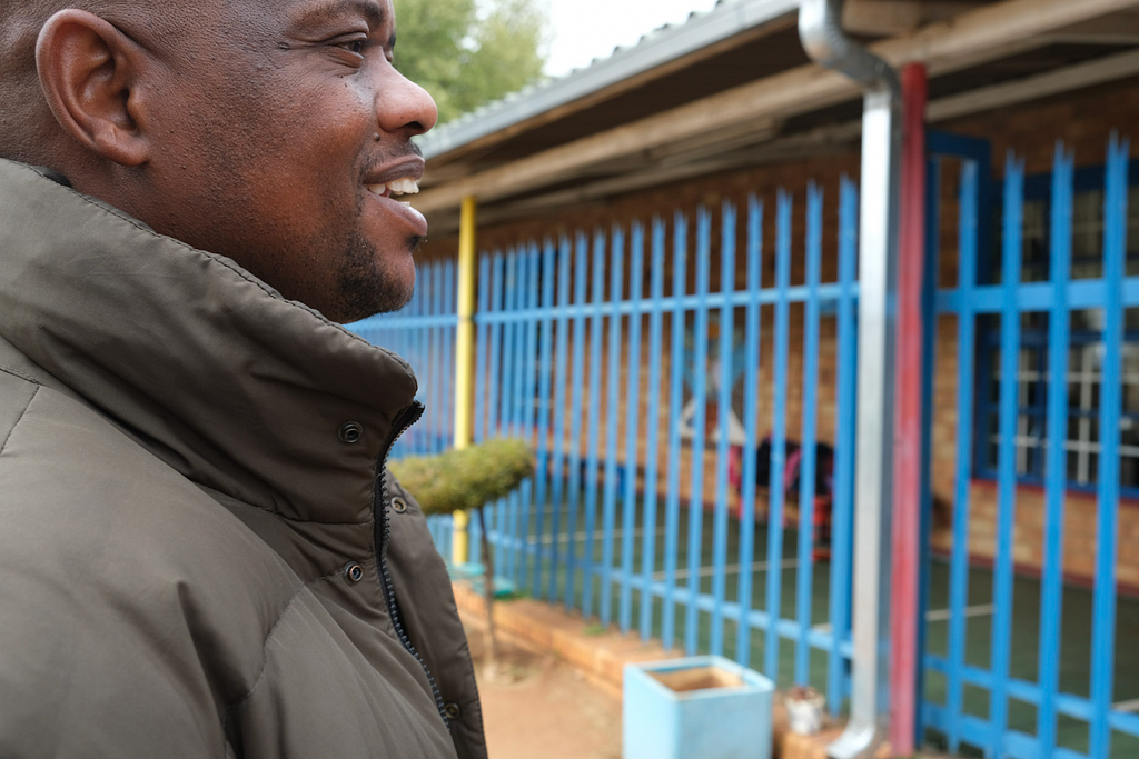 Jackson Mabasa, a public engagement officer for the AWI-Gen project. Soweto, South Africa.