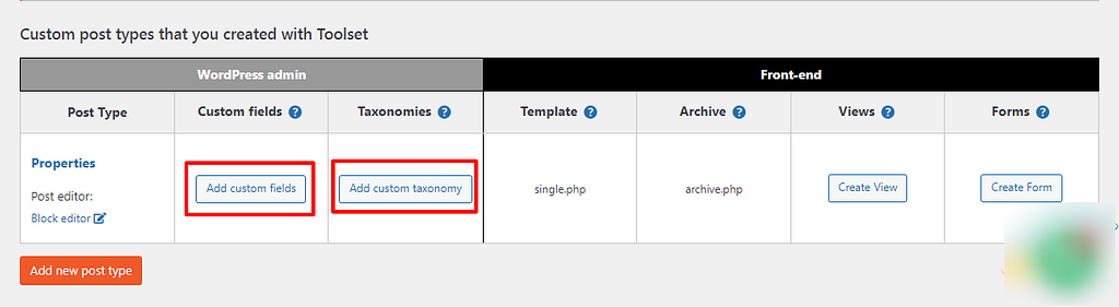 Add Custom Fields And Taxonomy Toolsets