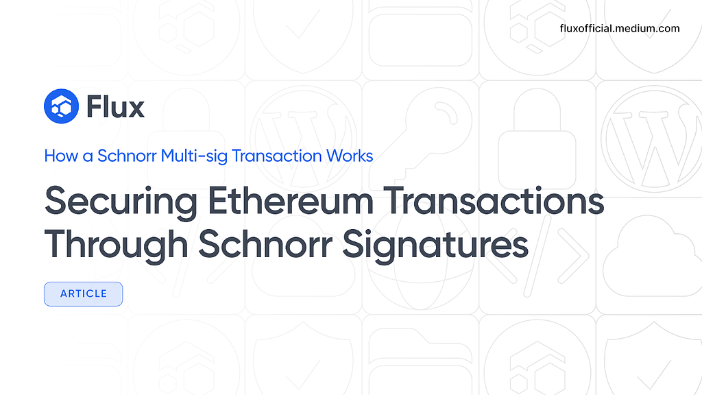 Securing Ethereum Transactions Through Schnorr Signatures