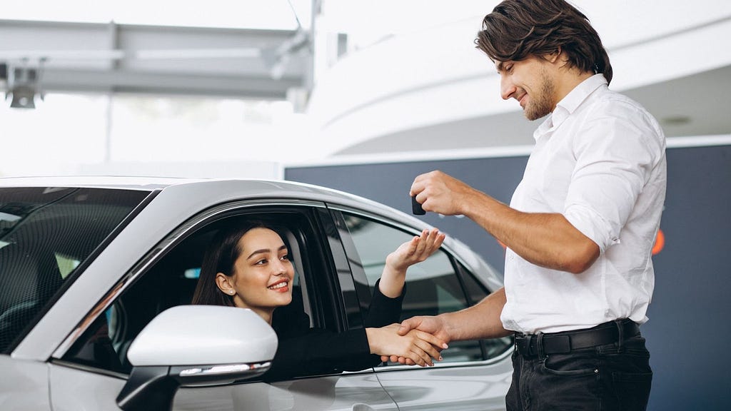 selling your car privately to a girl