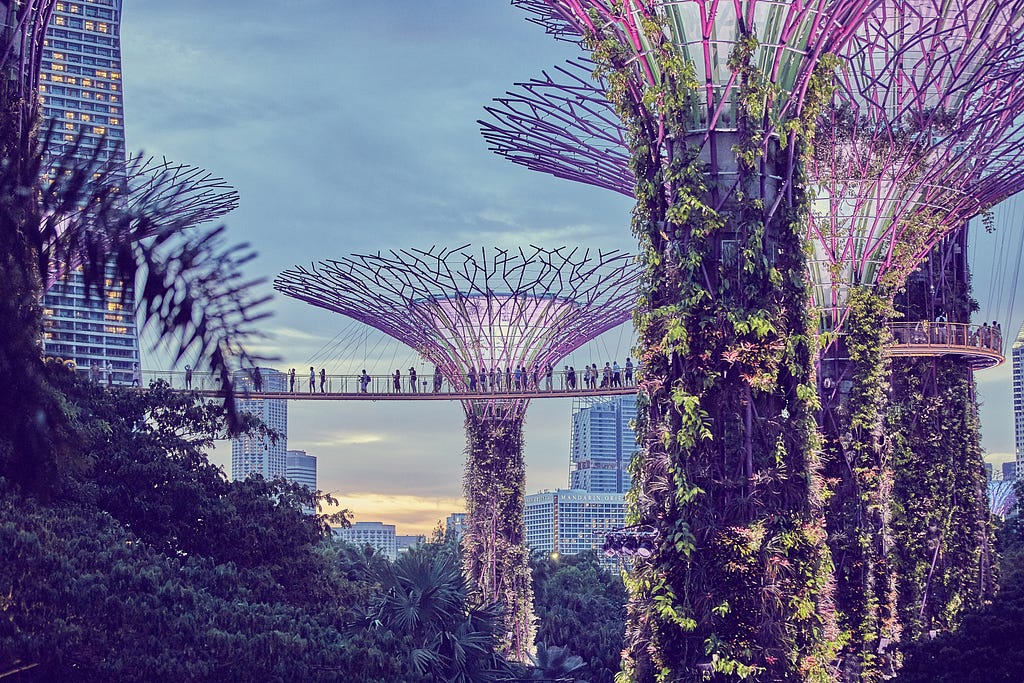 singapore solar trees