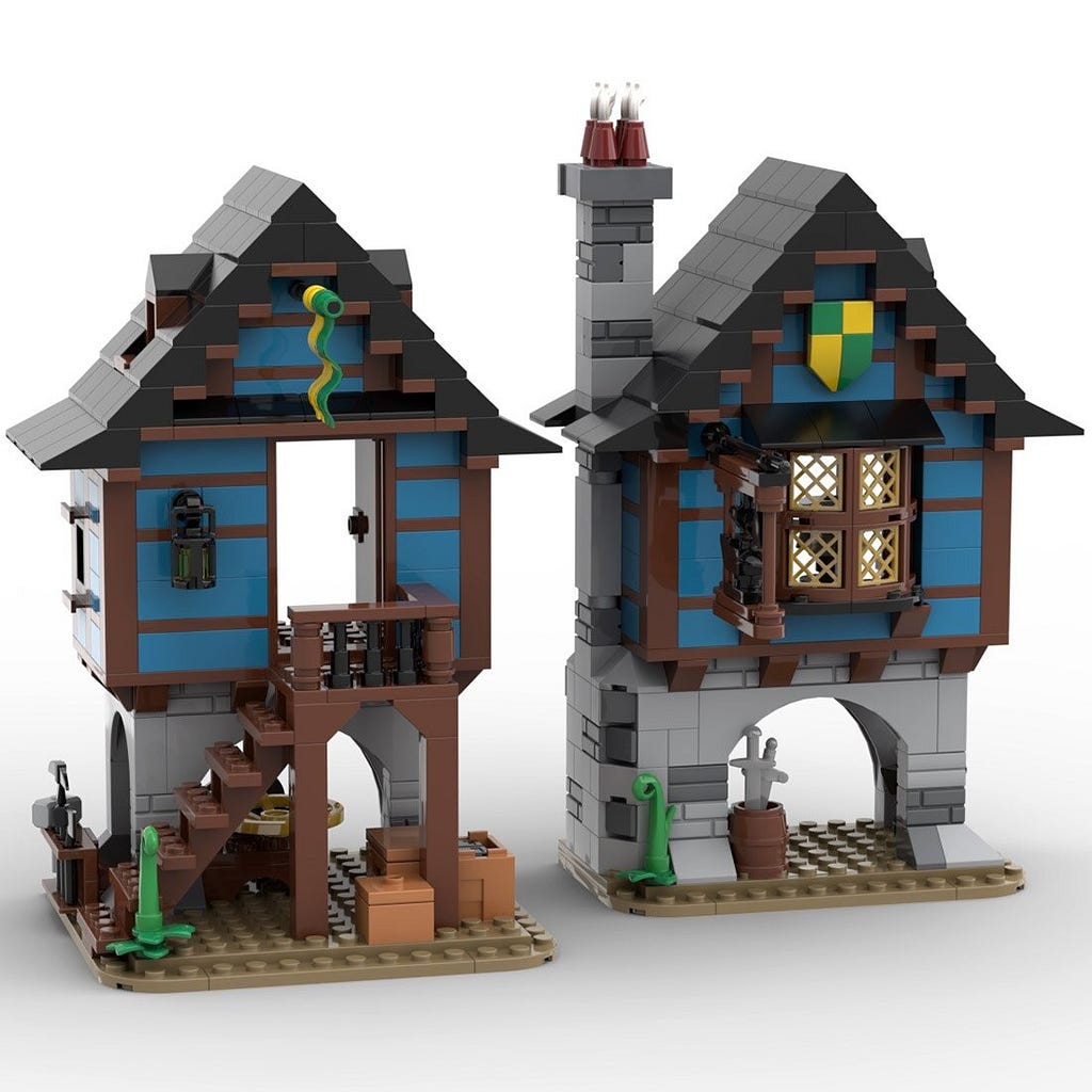 MOCBRICKLAND MOC-113518 Medieval Alley’s Blacksmith