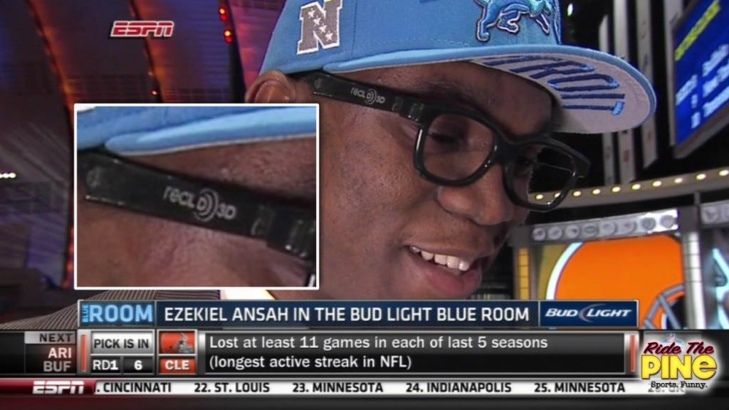 Ezekiel Ansah Fake Glasses