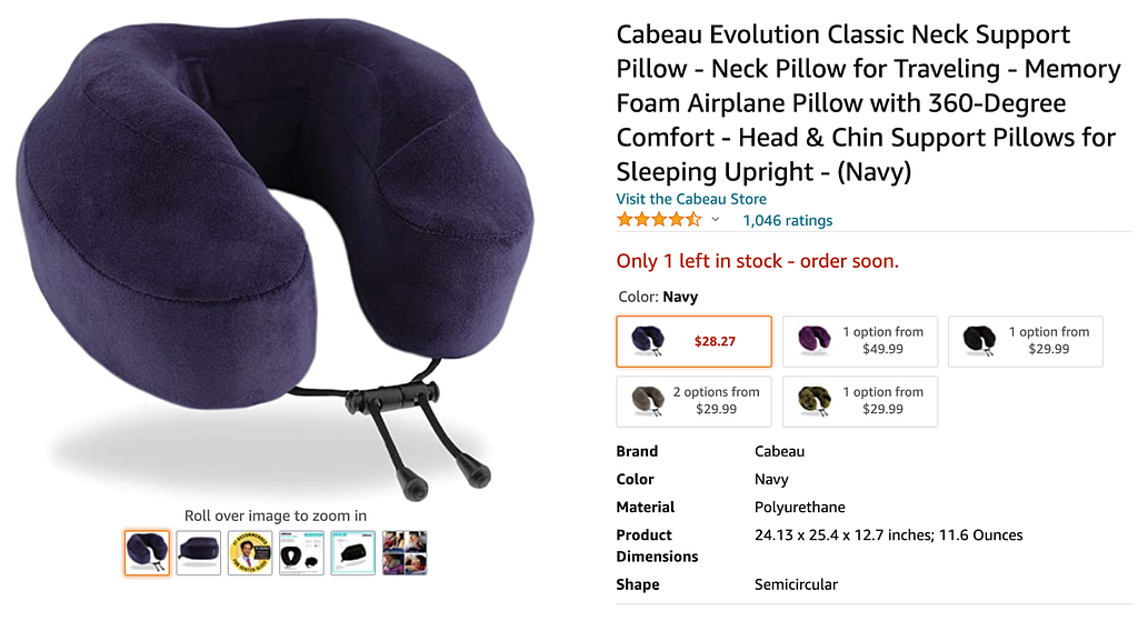Cabeau Pillow