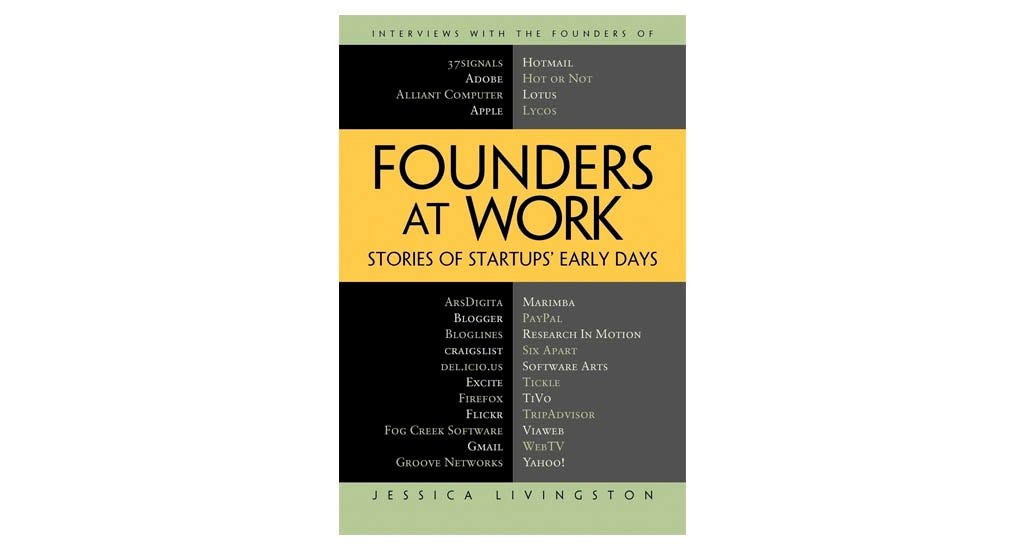 Founders at Work by Jessica Livingston