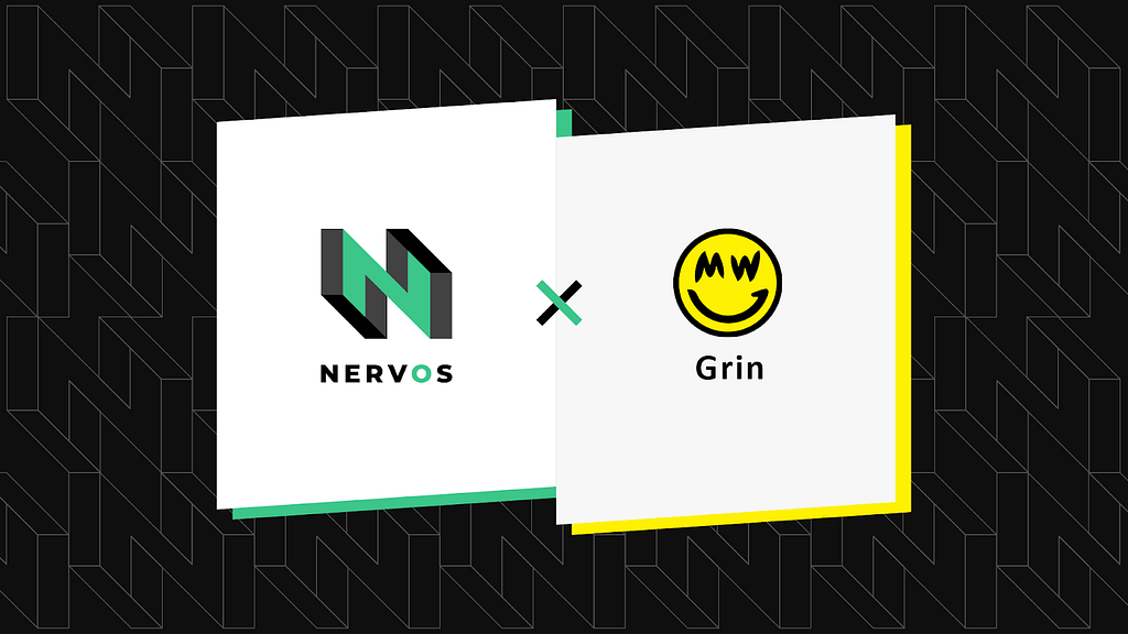 Image with logos for Nervos Network and Grin