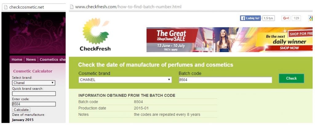 5 Things To Check After Buying Perfume Online in Singapore - check manufactured date