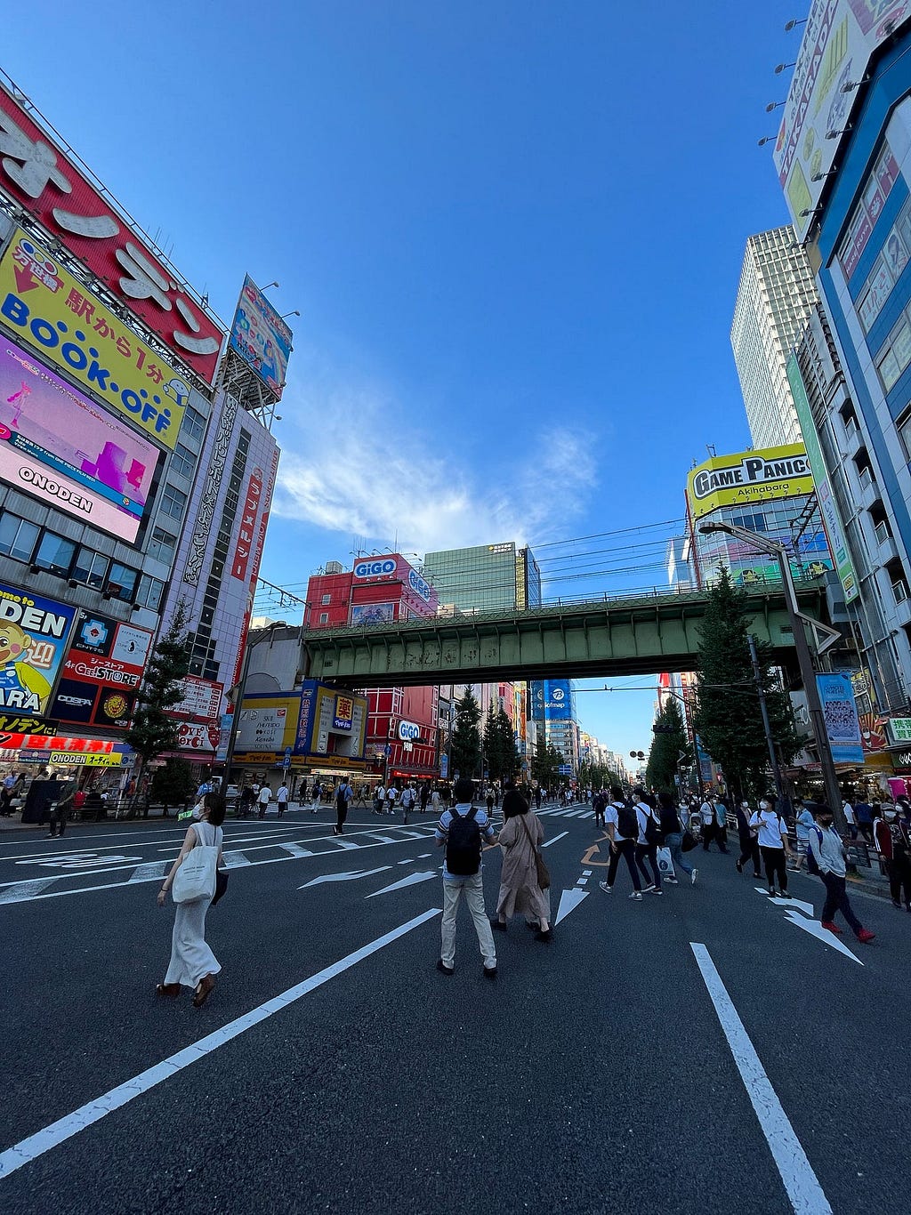 I personally love Akihabara’s pedestrian paradise, where people from various countries come together.