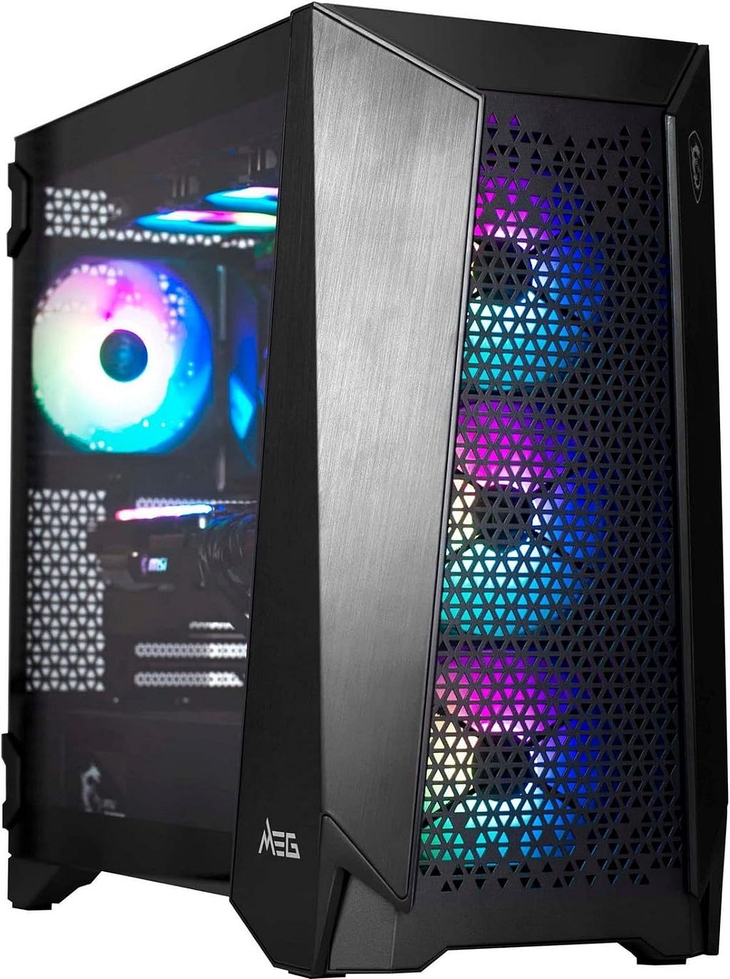 2024 MSI Infinite RS 14NUI9–630US Pro Extreme (Intel Core i9–14900KF, 192GB DDR5 RAM, 8TB NVMe SSD + 2TB HDD, NVIDIA GeForce RTX 4090, Windows 11 Pro) Gaming Desktop PC