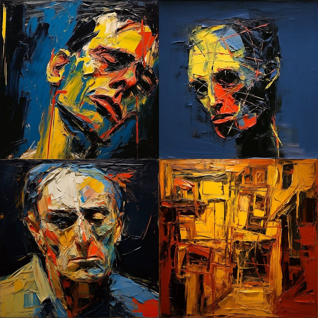 Frank Auerbach's AI Artwork