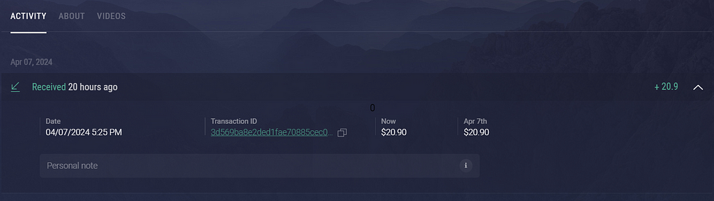payment from MIXLI