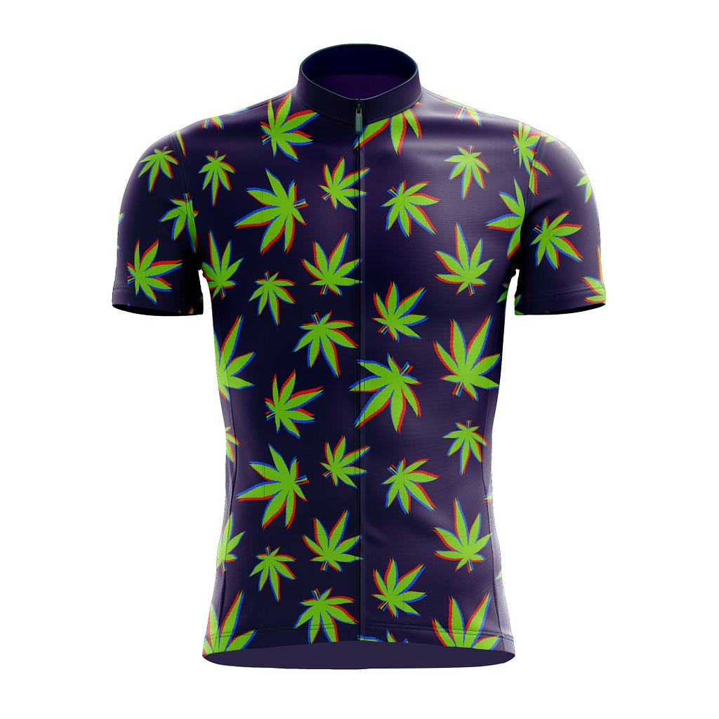 Purple Haze Cycling Jersey for Men and Women - Slim Fit, Ventilated Design, 3 Rear Pockets