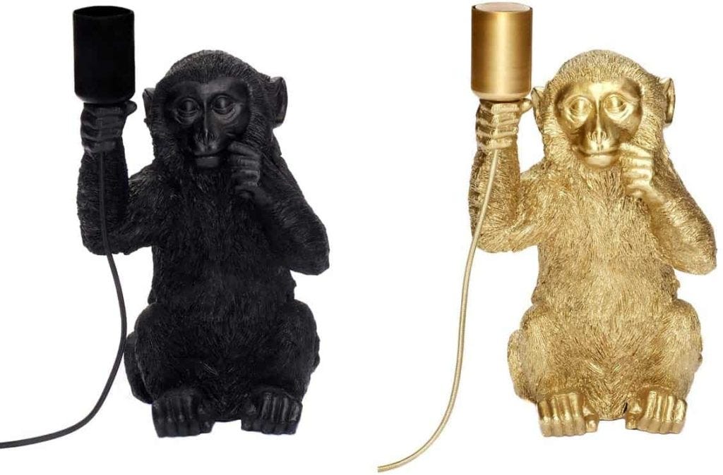 Tierischle Tischlampe äffchen lampe