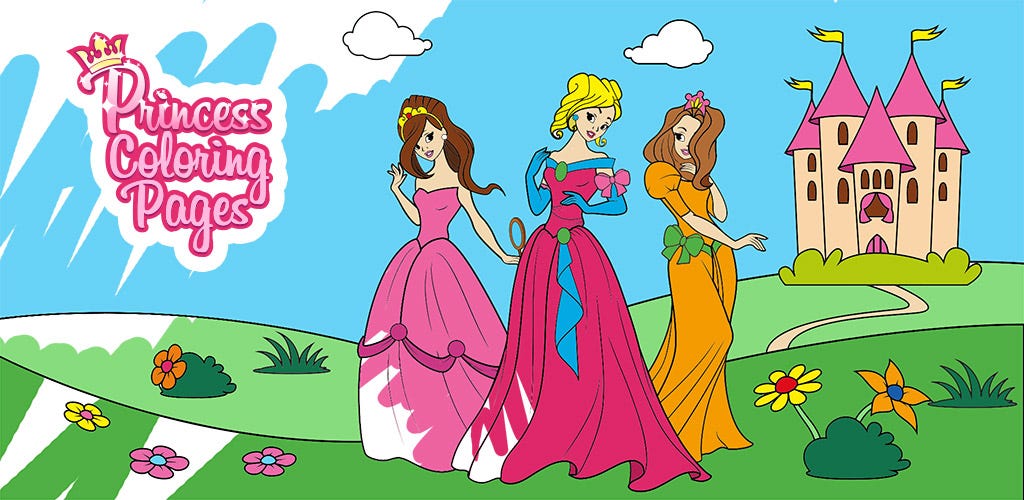 princess coloring pages