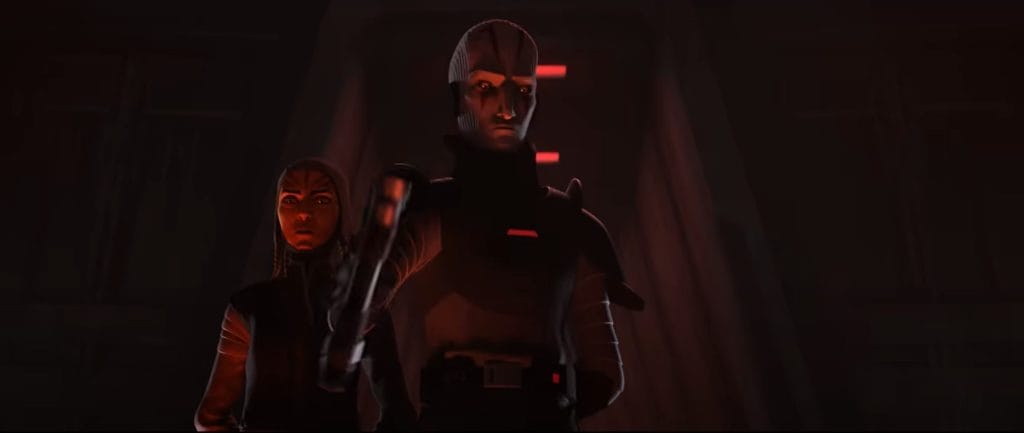 The Inquisitors, lurking in the shadows. Credit: YouTube/Star Wars