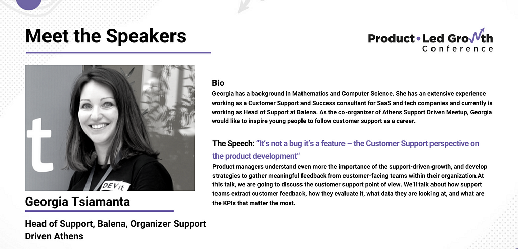 <img src=”Product-led-growth-speakers-georgia-tsiamanta.png “ alt=”Product-led growth conference speakers”/>