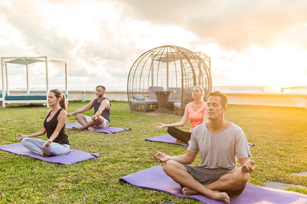 different types of yoga can be practiced indoors and outdoors