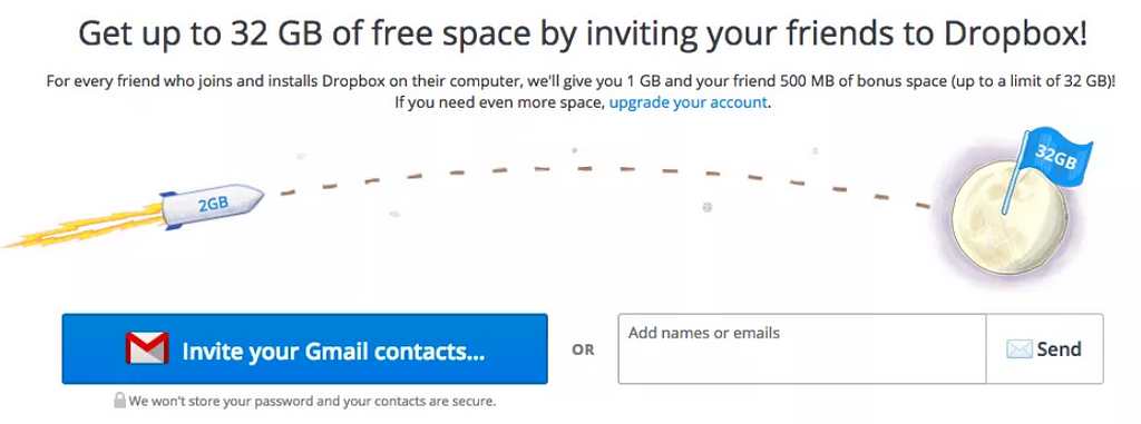 Dropbox Refer a Friend