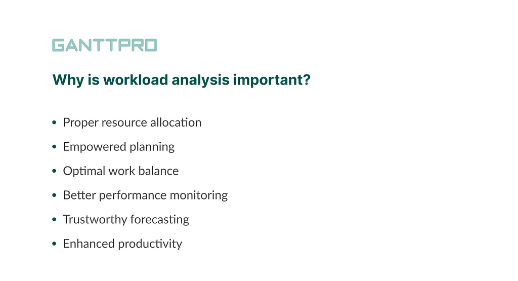 Importance of workload analysis