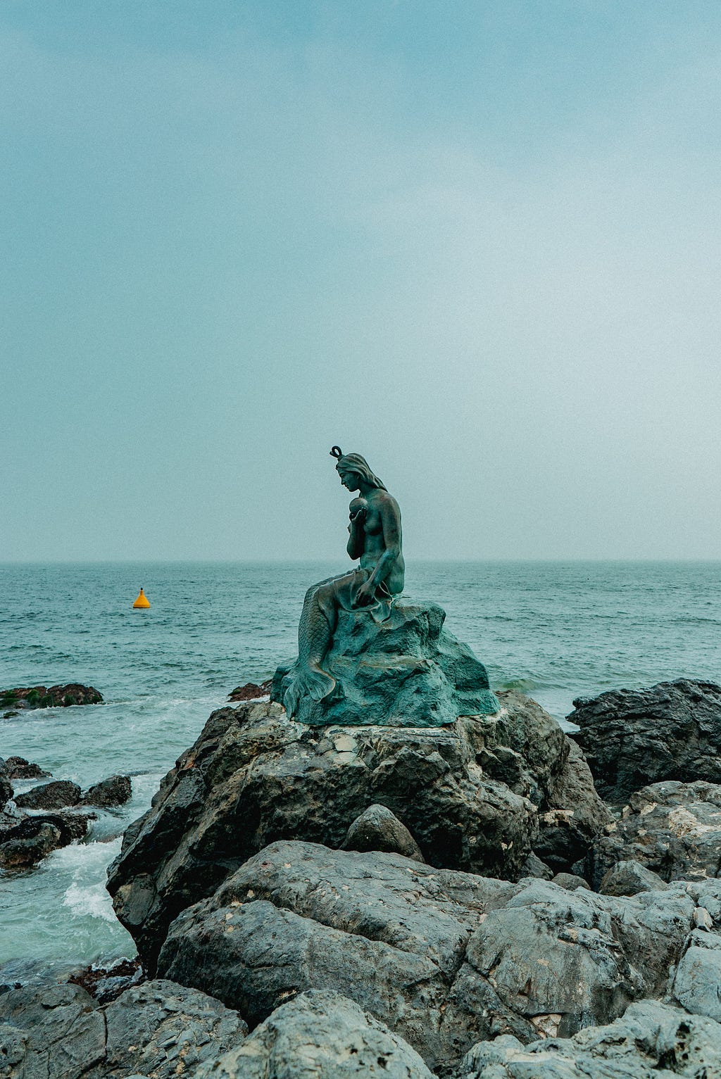 The Little Mermaid is a statue in Denmark