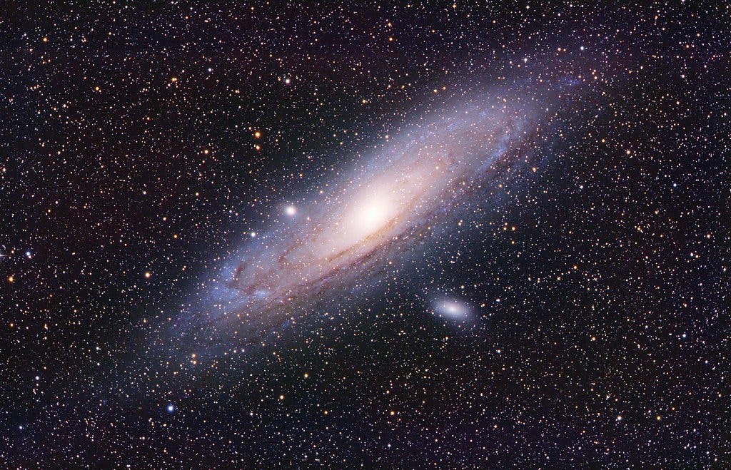 Andromeda Galaxy — The Largest member of our Local Cluster of Galaxies