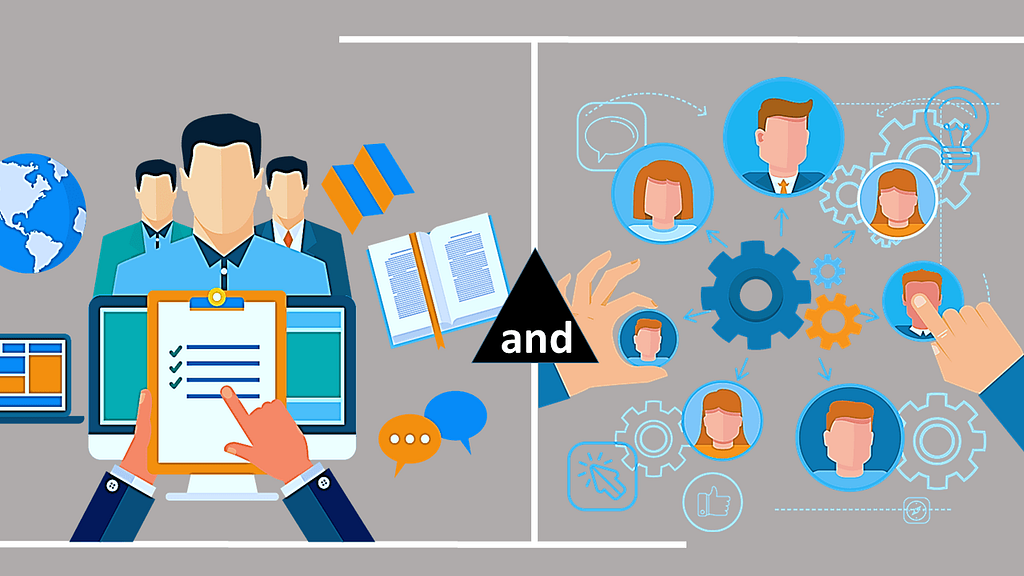 Traditional hiring practices with modern tech