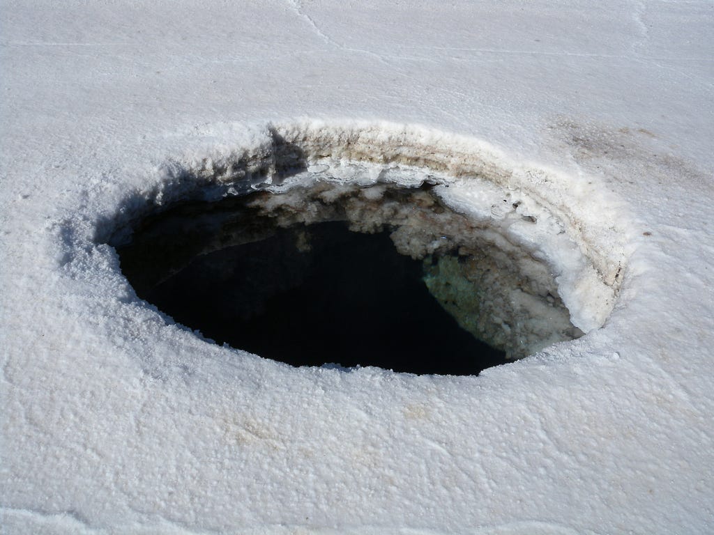 A hole