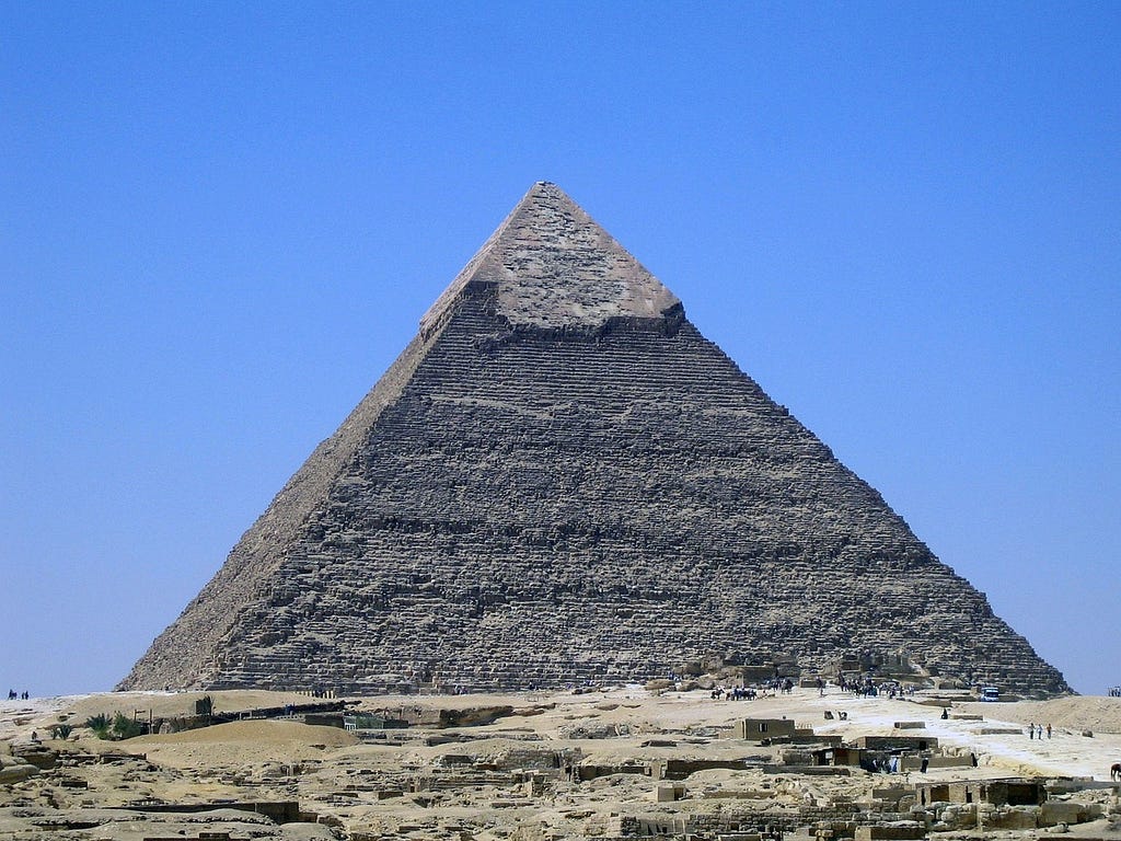 Picture of an ancient pyramid