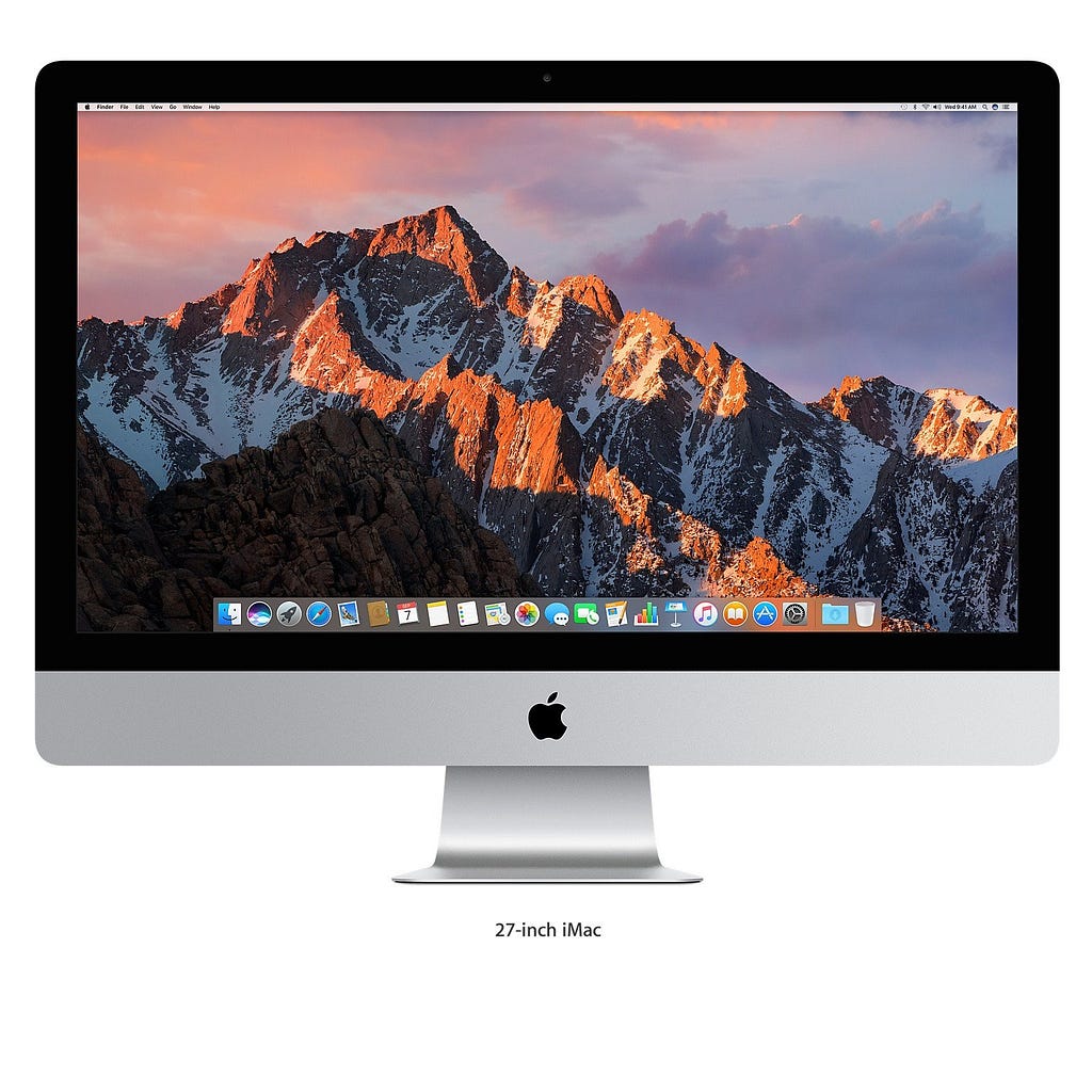 Apple iMac 27-inch Retina 5K 3.5GHz quad-core i5 8GB 1TB Fusion - 2017