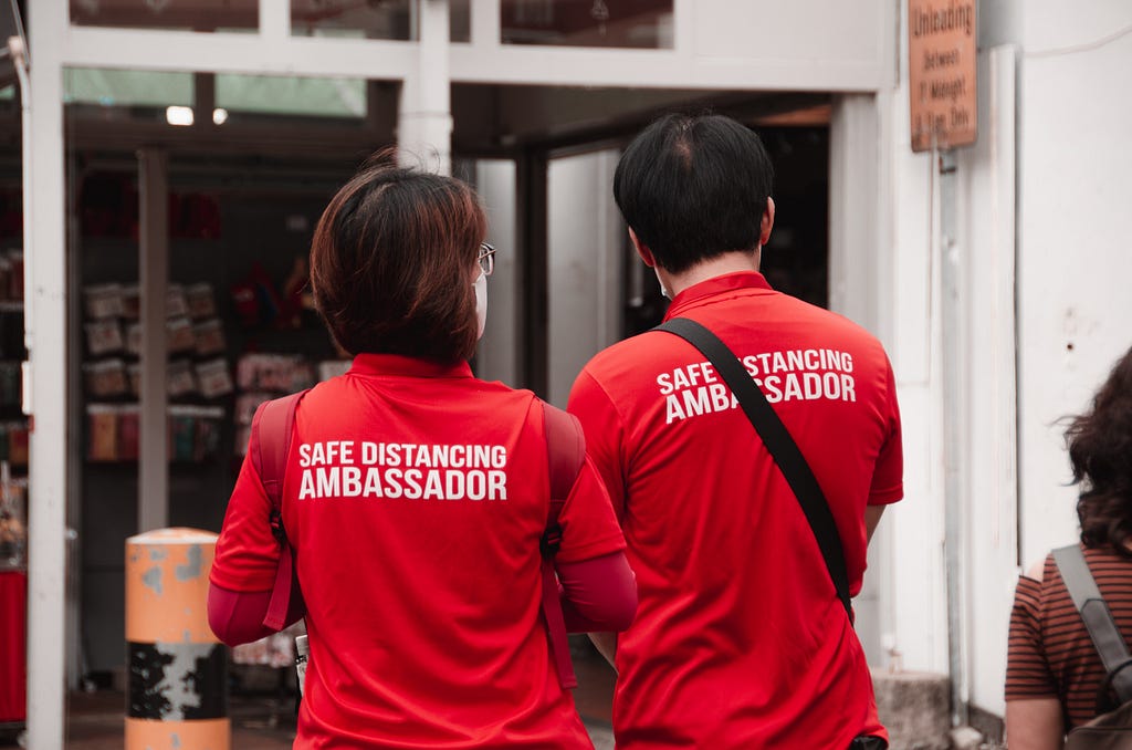 Safe-Distancing Ambassadors in Singapore