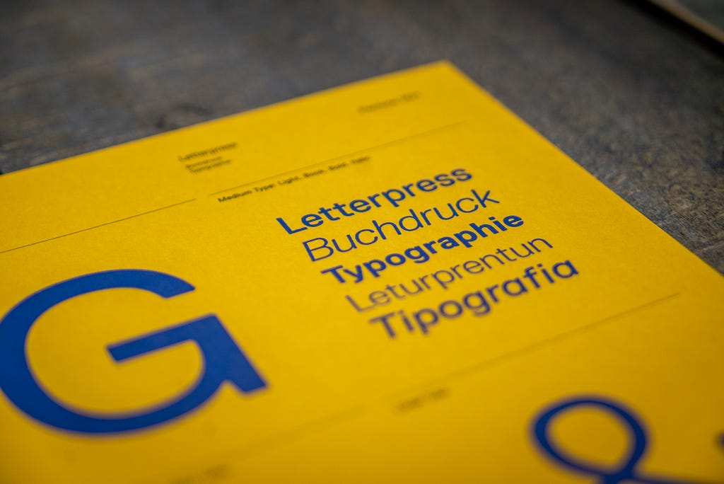 A book cover which has typography design