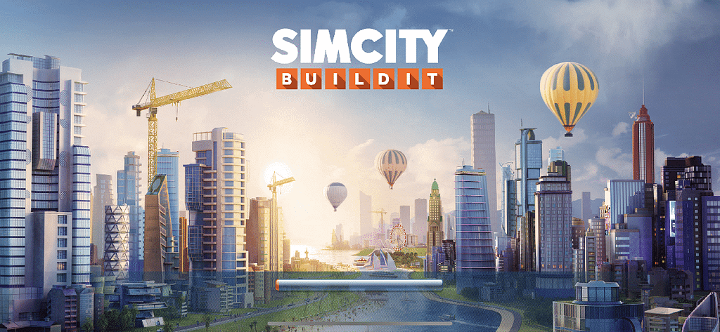 Loading screen of SimCity BuildIt