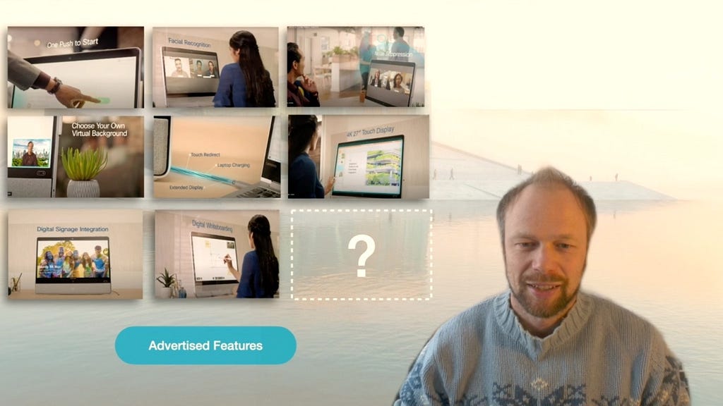 Immersive share is a great Webex feature