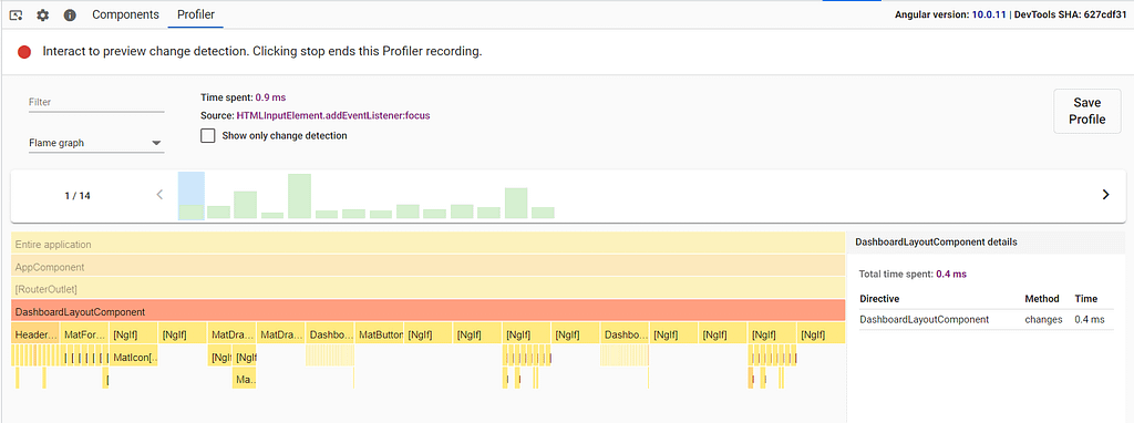 Double-click on the DashboardLayoutComponent block and zoom into it to get a clear view