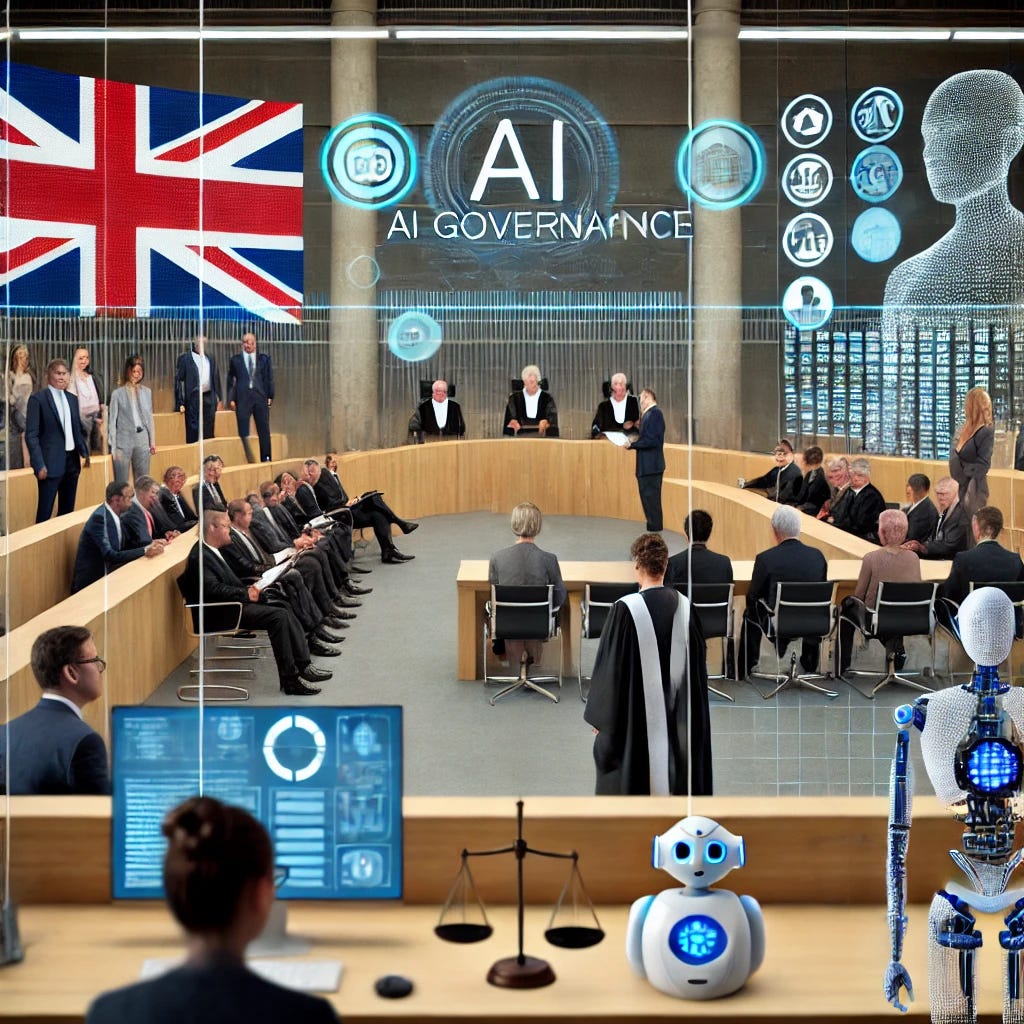 AI Governance in British Criminal Justice: How can society contribute to a positive AI future?