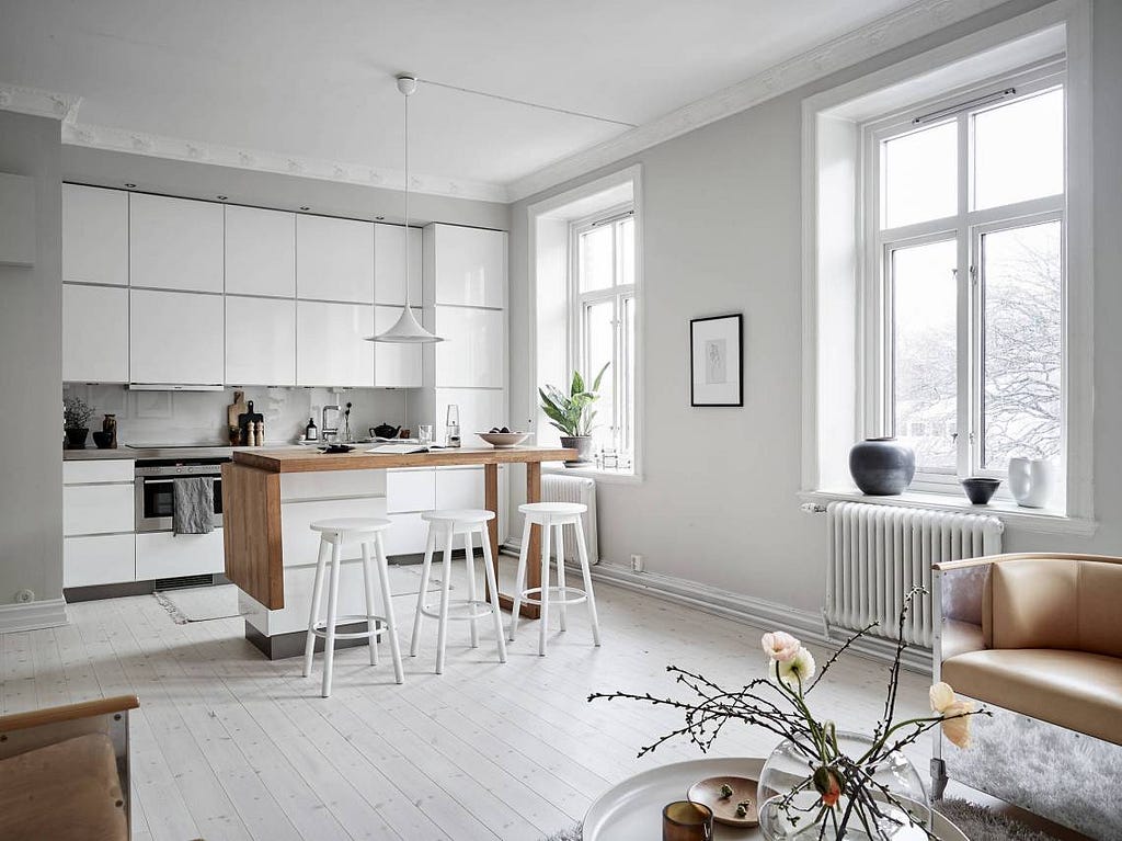 A warm greige home - via Coco Lapine Design blog