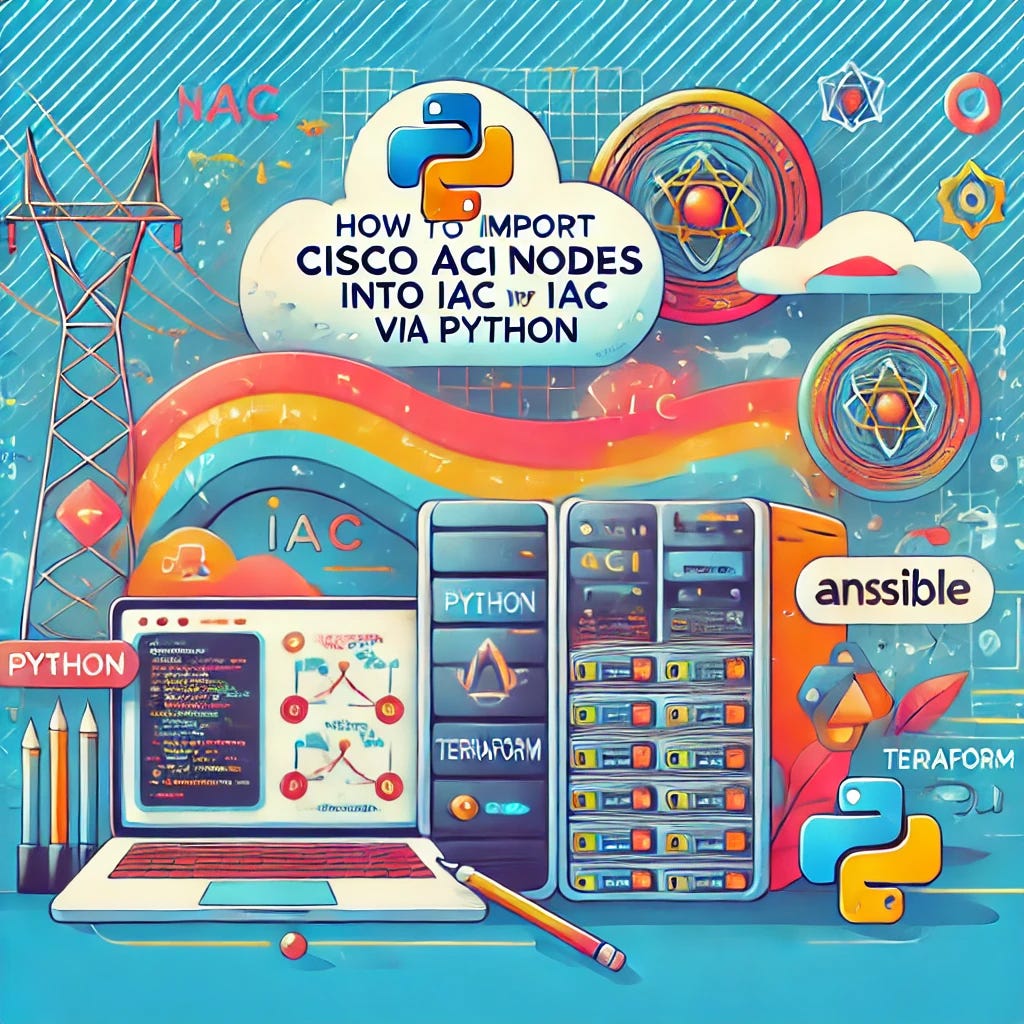 How To Import Cisco ACI Nodes Into IaC via Python