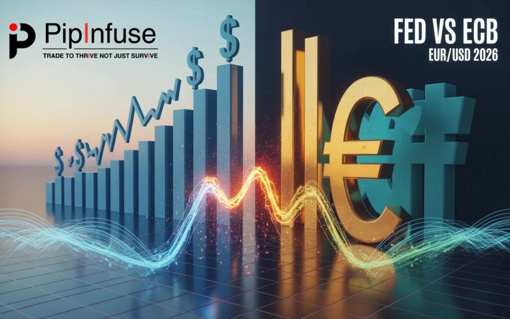 Fed vs ECB: The Energy Shock Forcing a Policy Pivot in EUR/USD Trading — Pipinfuse