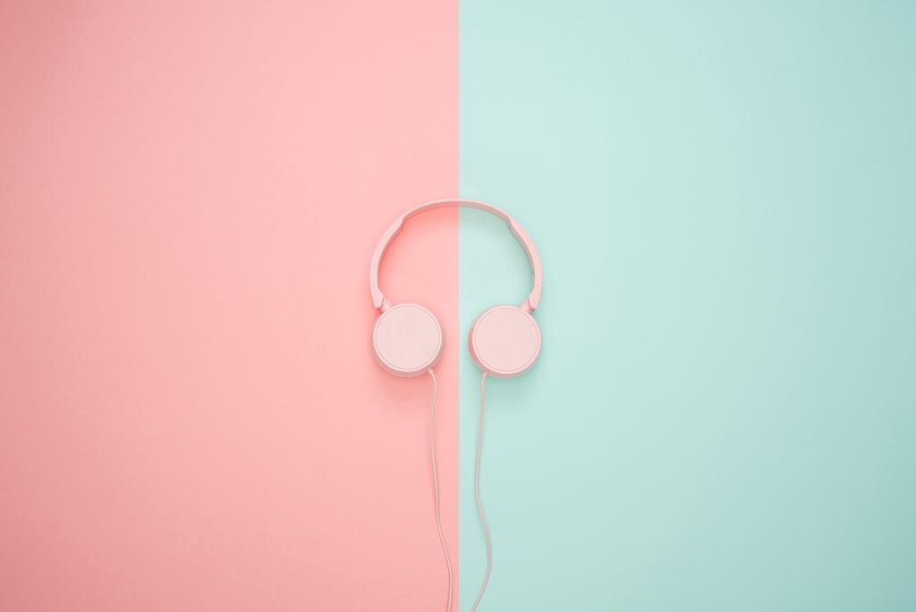 Decorative image of headphones