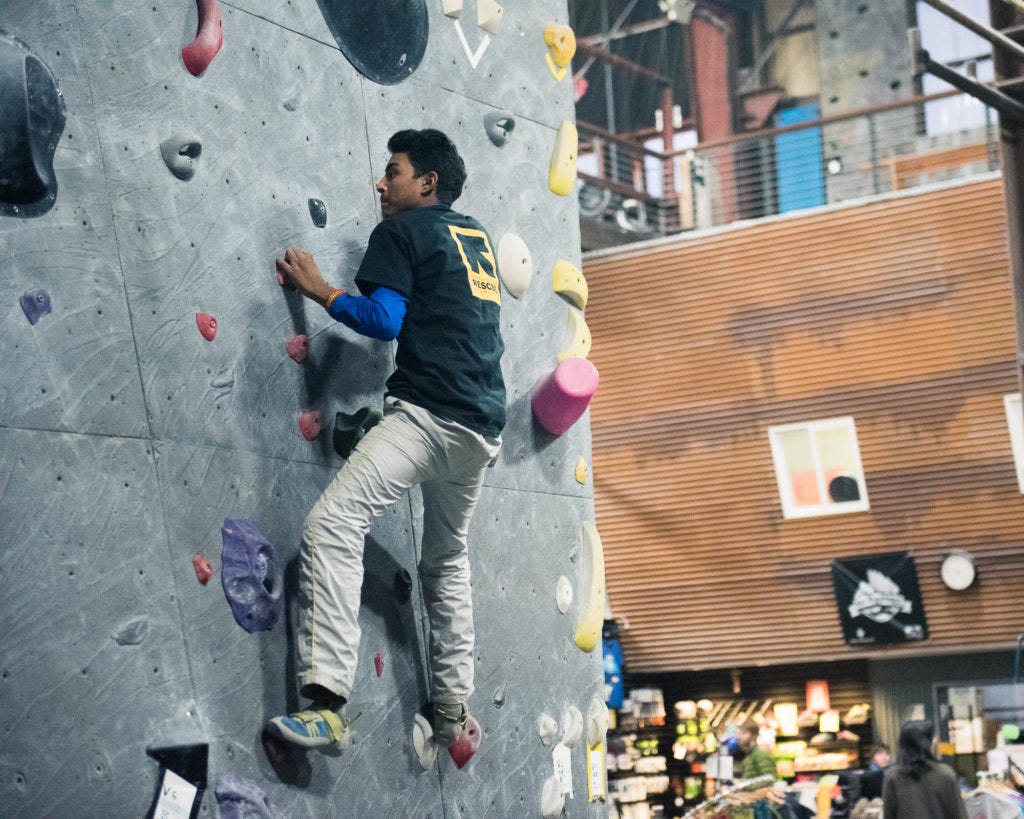 irc youth bouldering