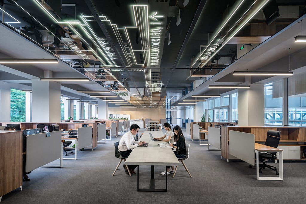 Intelligent office spaces and buildings.