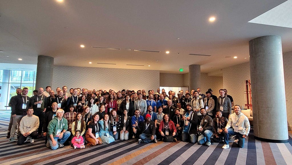 All of the CNCF Ambassadors present at KubeCon NA, out of the 231 in total!