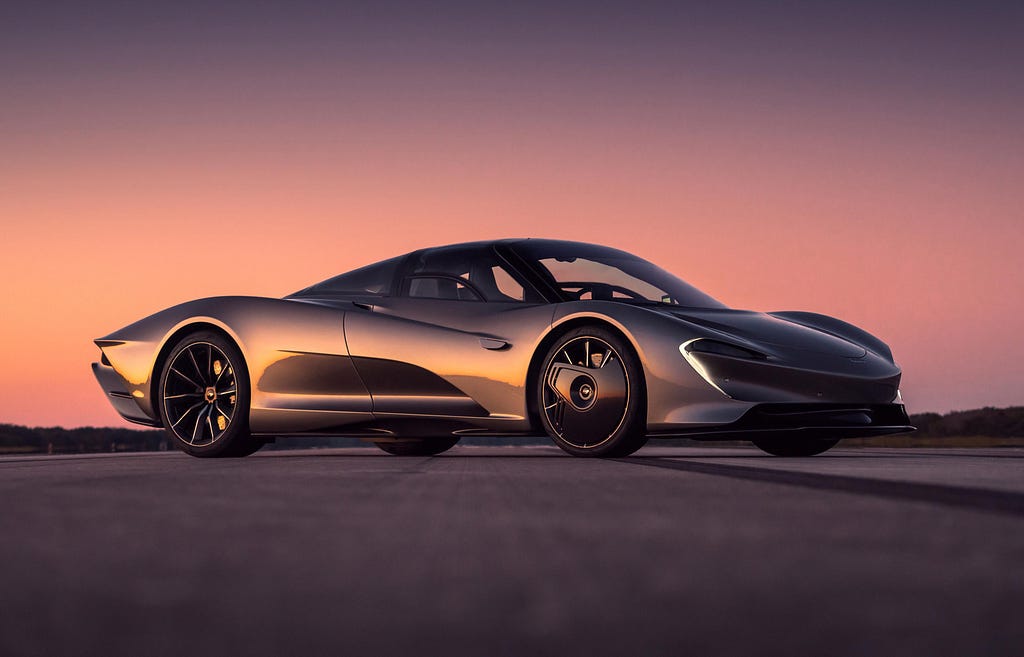 The McLaren F1 succesor, the all-new Speedtail.