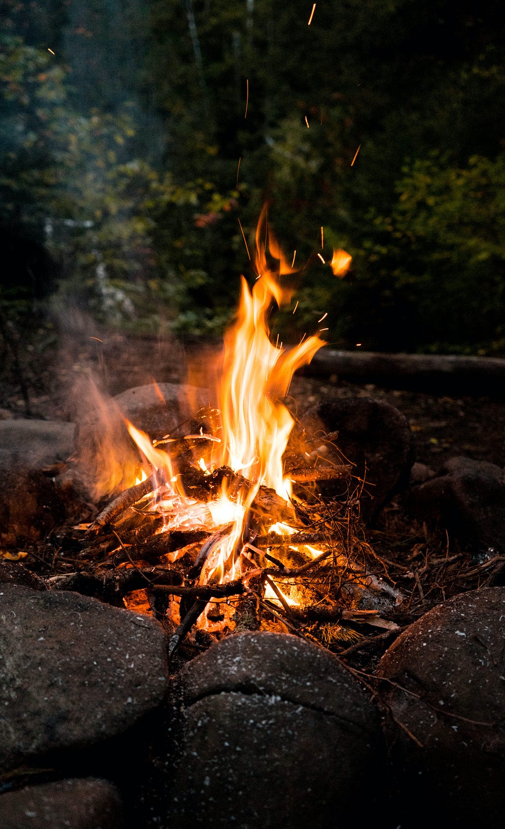 campfire in Soheil Erfani Tabar short story