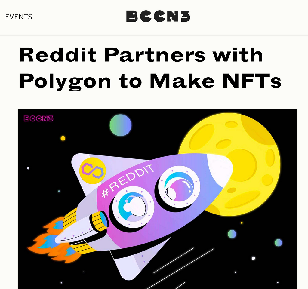 who uses polygon? Reddit partnership