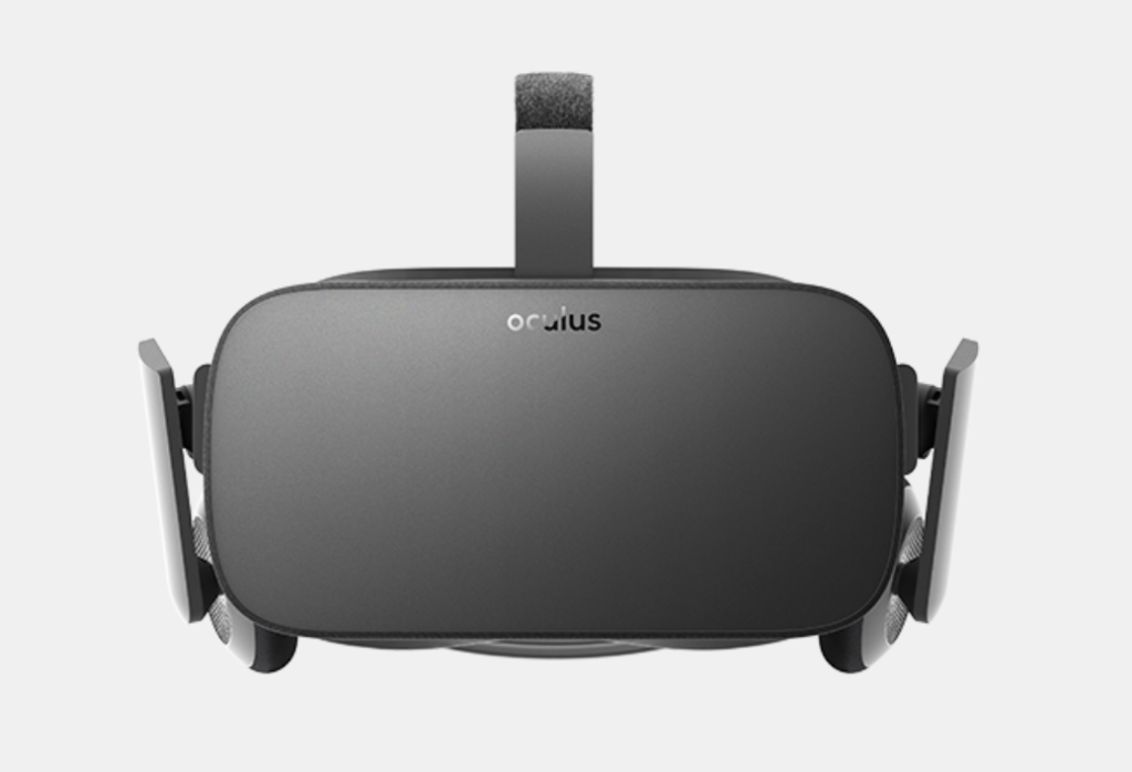 The Oculus Rift Headset. 