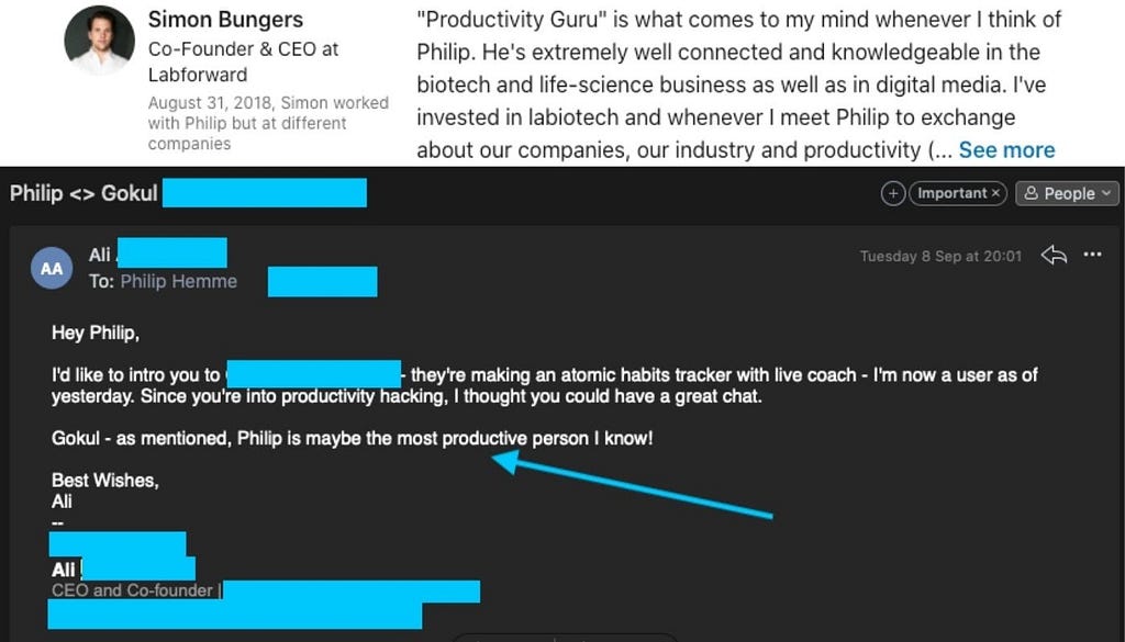 Reviews of productivity guru