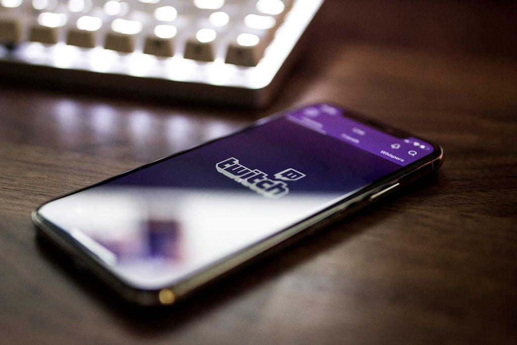 Twitch mobile stock photo